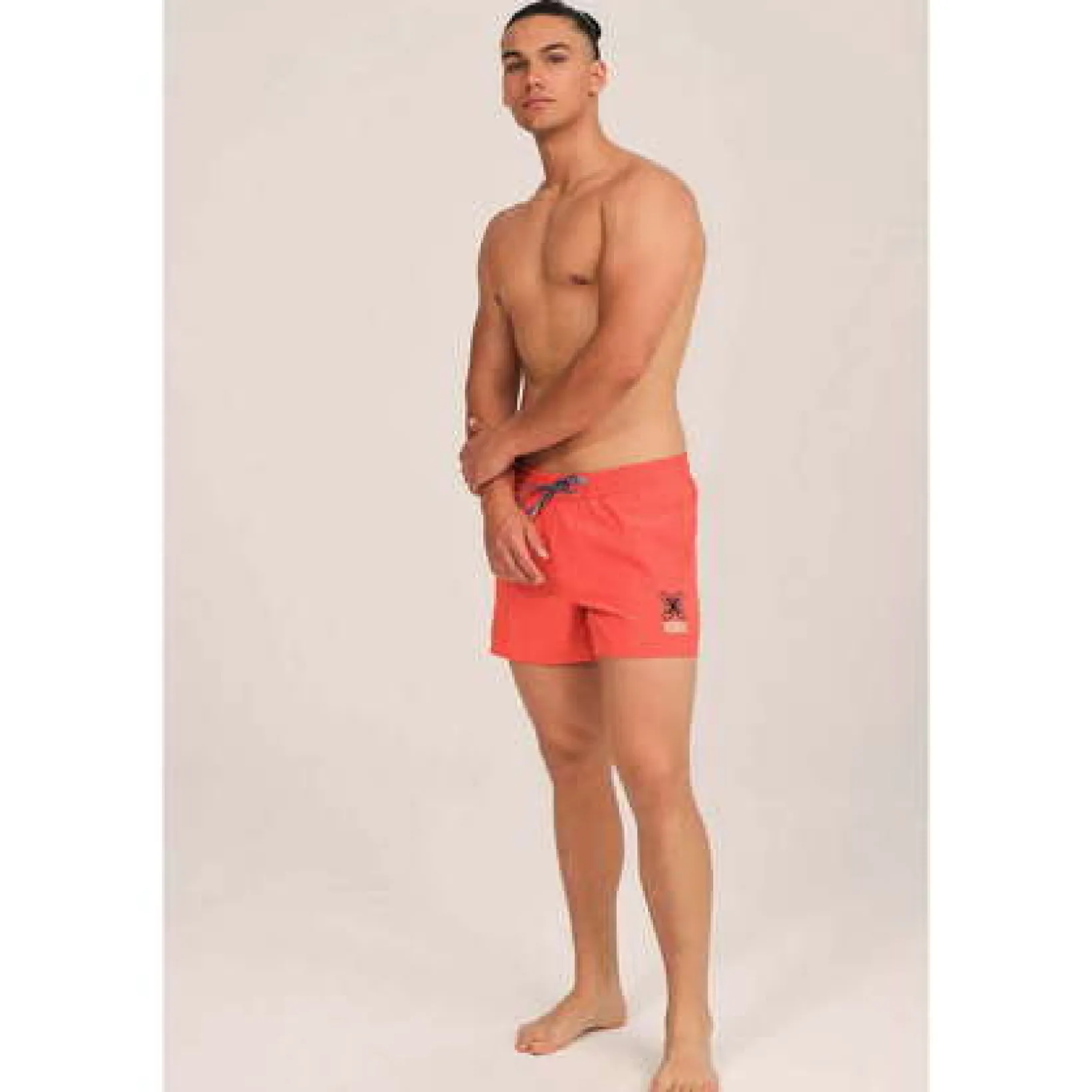 BAÑADOR HOMBRE ELÁSTICO CORTO NARANJA
