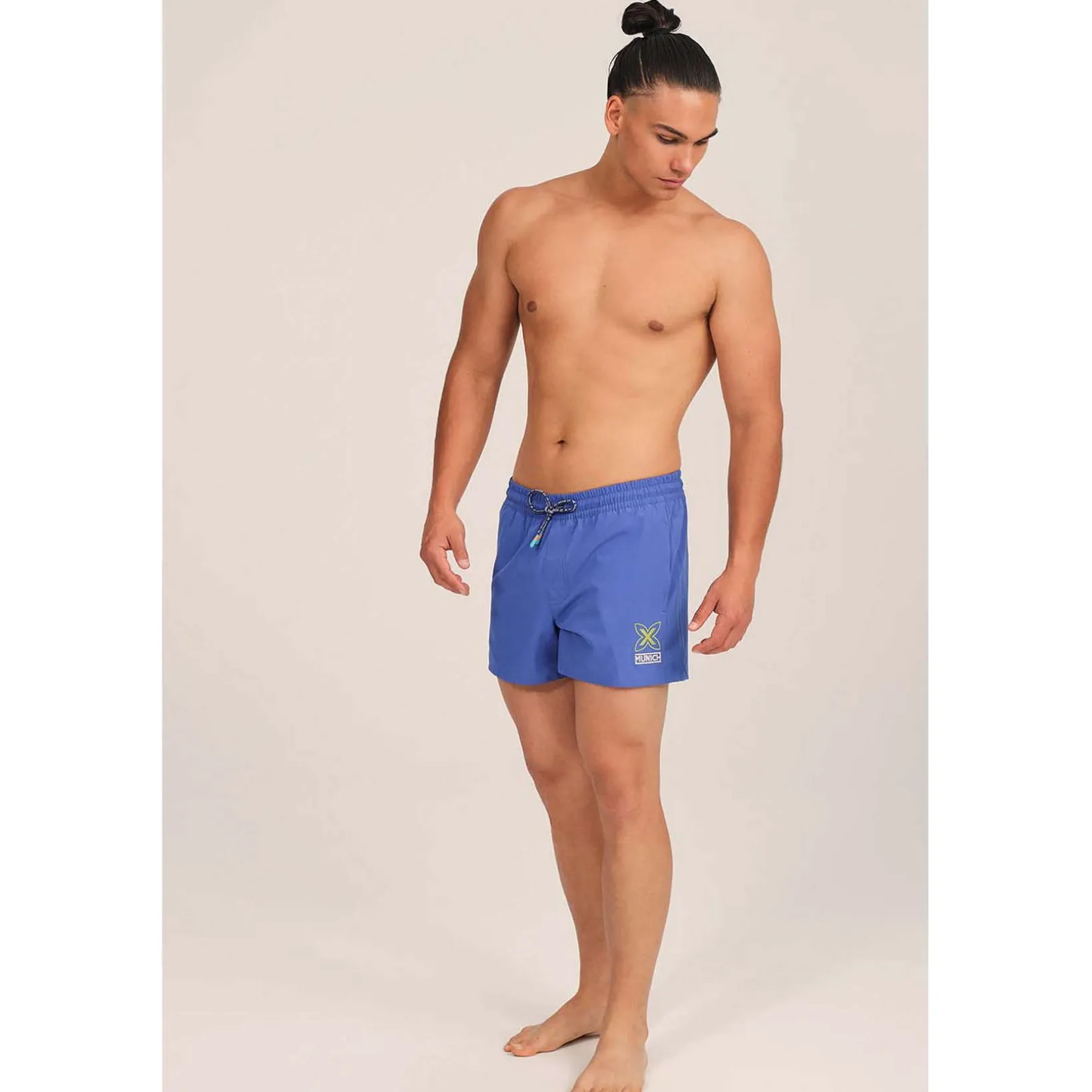 BAÑADOR HOMBRE ELÁSTICO CORTO AZUL