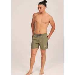 BAÑADOR HOMBRE LARGO CAQUI