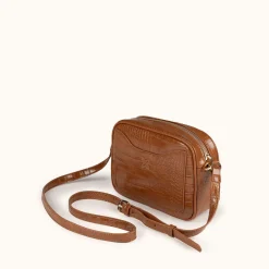 BLOCK CROCO FW25 CROSSBODY CAMERA C/BROWN