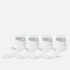 Calcetines MUNICH ankle sport de algodón-poliéster-espandex blanco