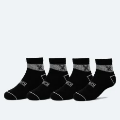 Calcetines MUNICH ankle sport de algodón-poliéster-espandex negro