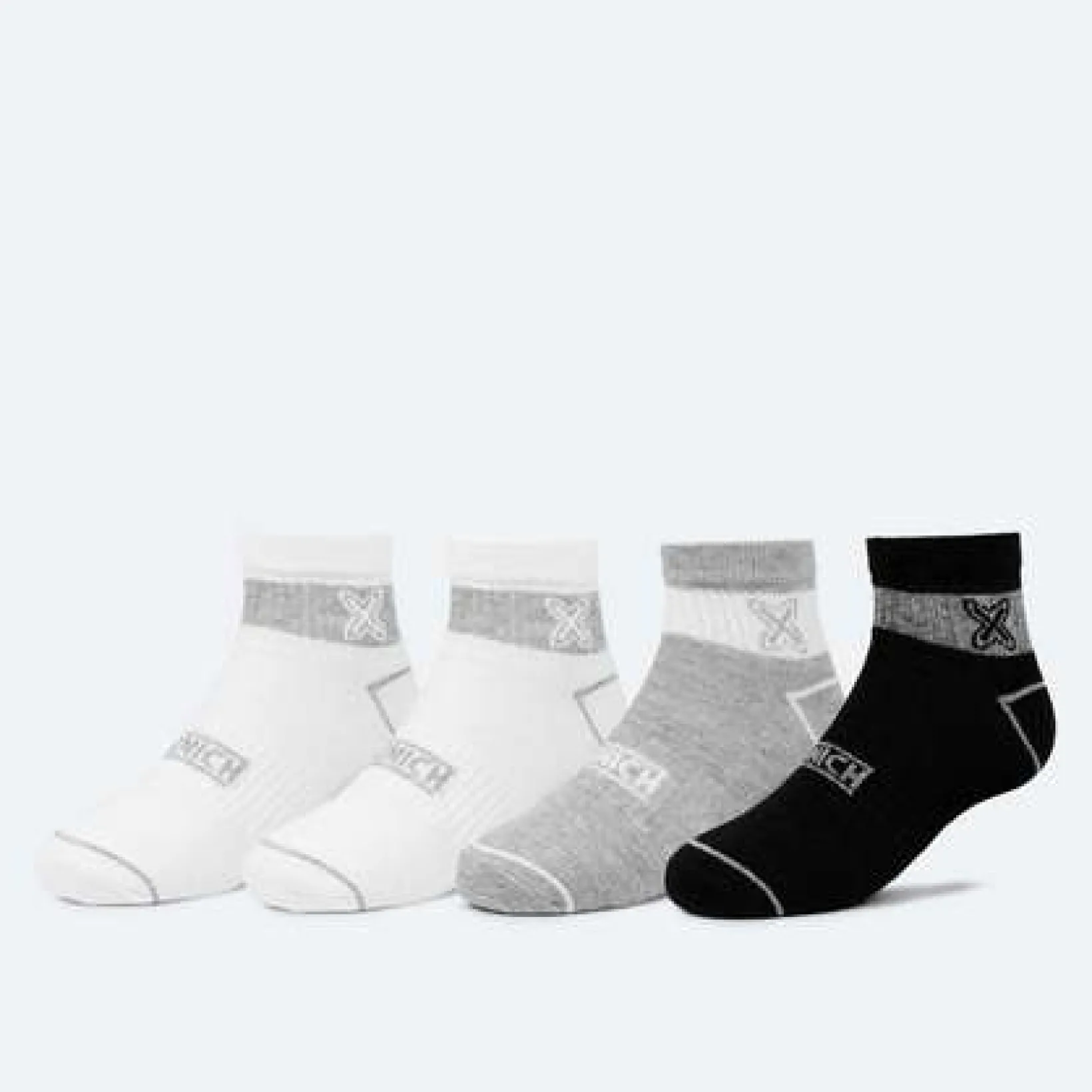 Calcetines MUNICH ankle sport de algodón-poliéster-espandex mix