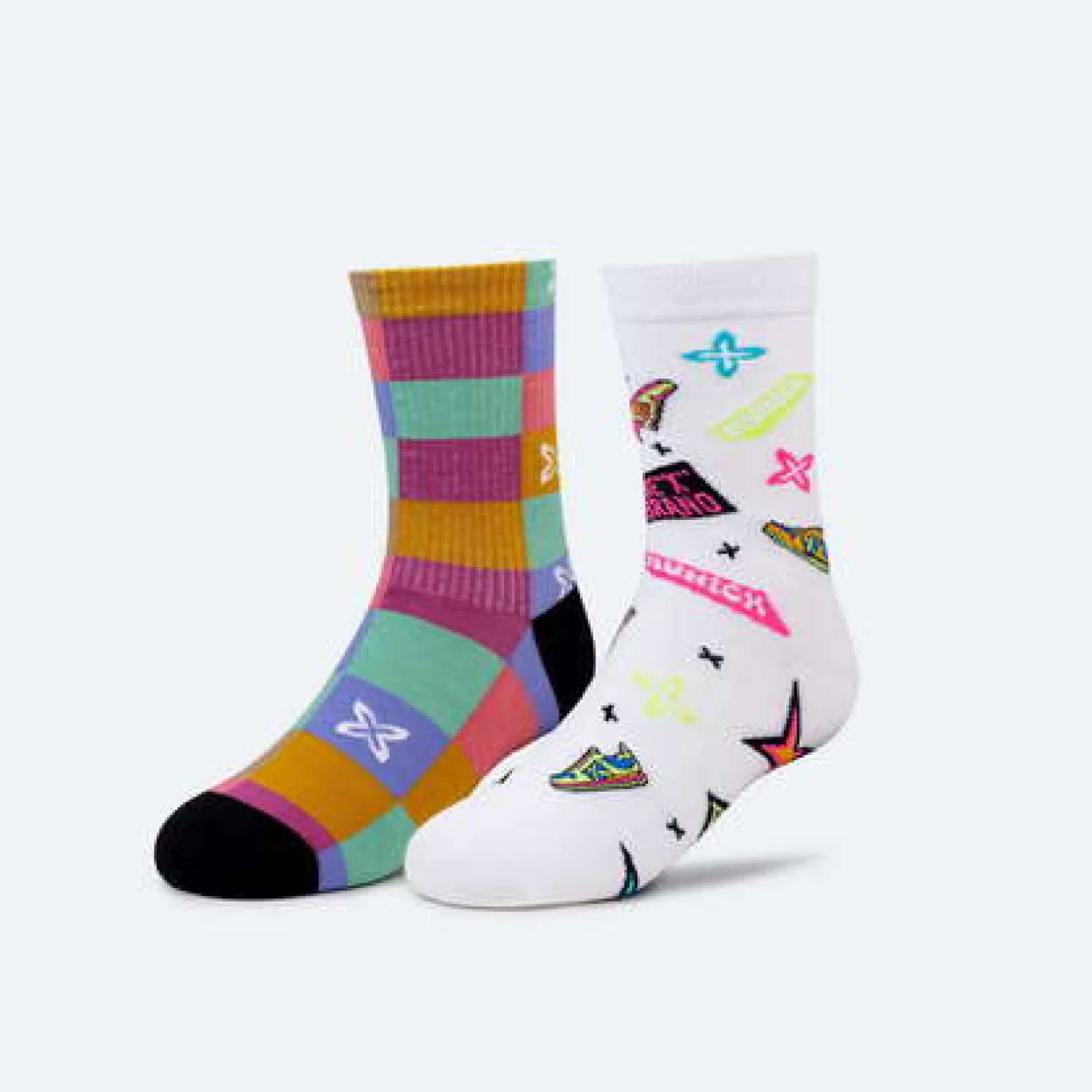 Calcetines MUNICH fashion socks largo de algodón-poliamida-elastano funny