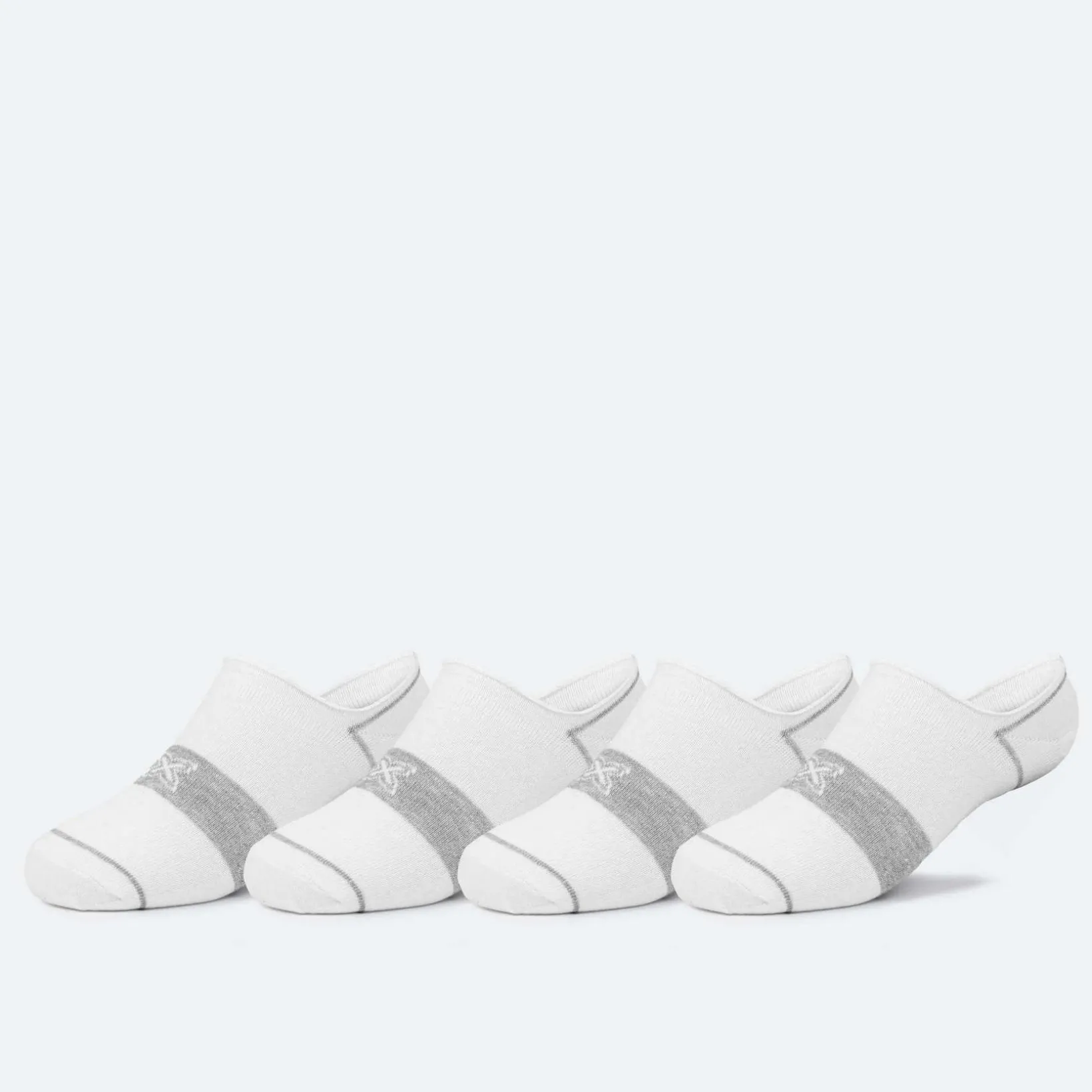 Calcetines MUNICH invisible sport de algodón-poliéster-espandex blanco