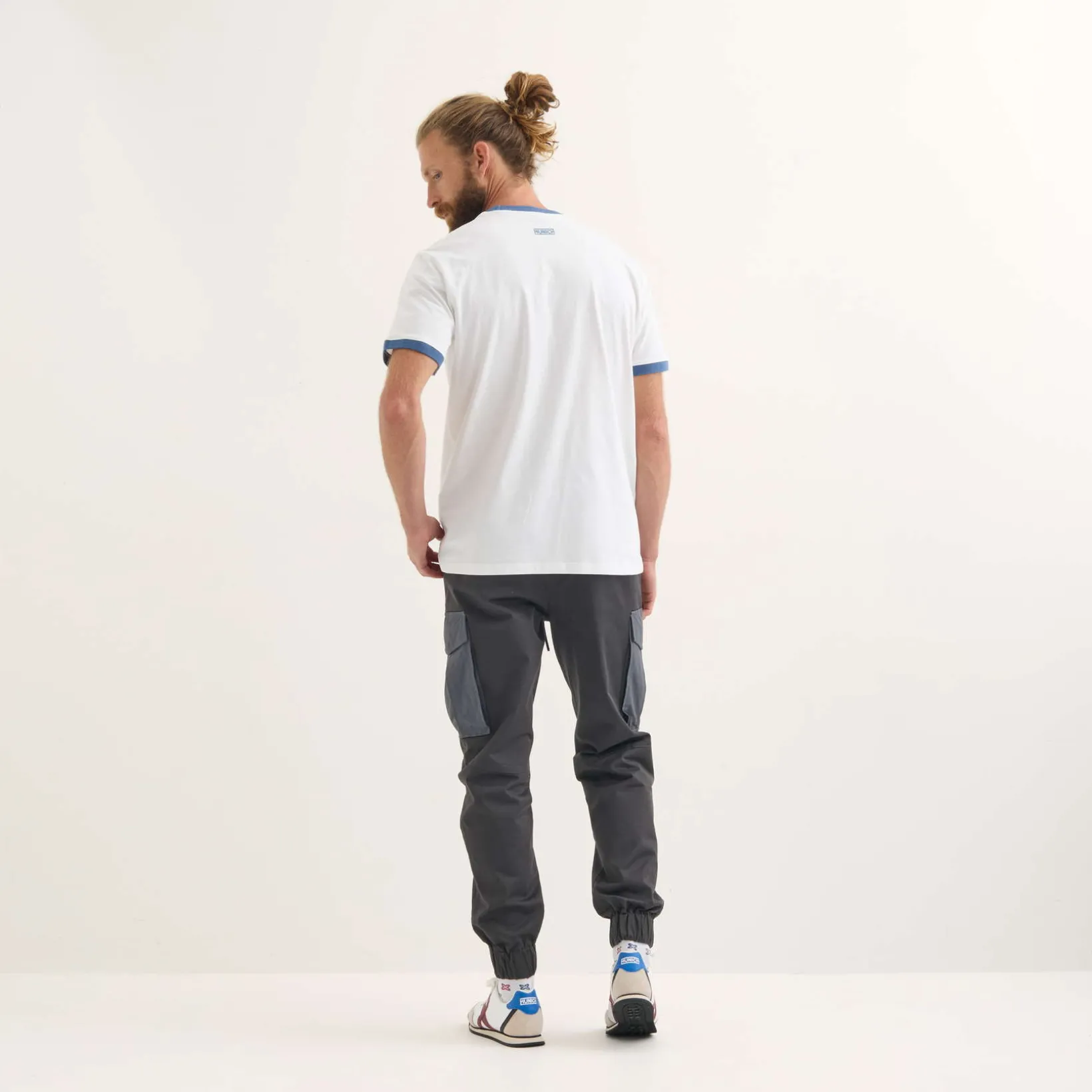 Camiseta MUNICH Barru lifestyle hombre de algodón orgánico blanco