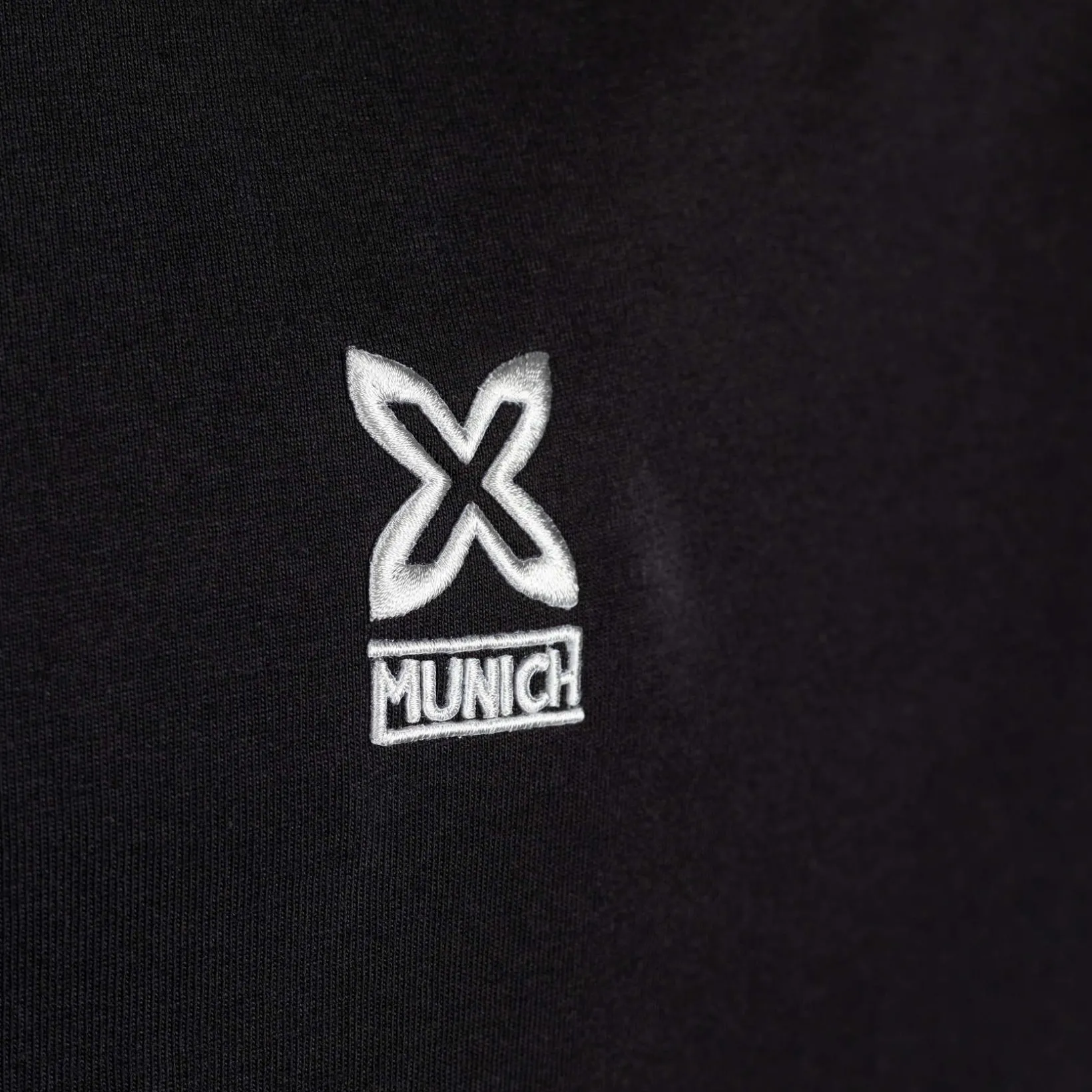 Camiseta MUNICH basica de algodón negro