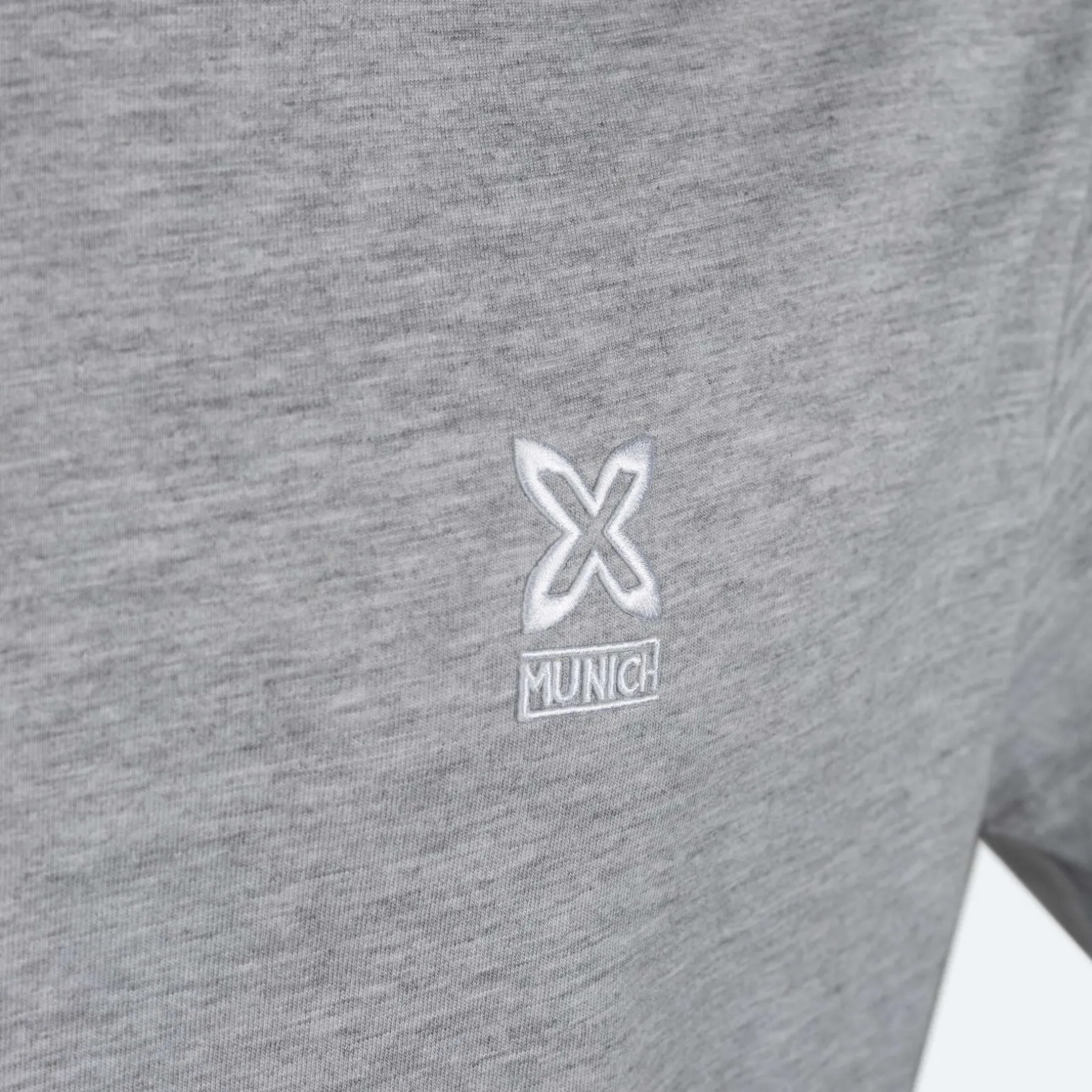 Camiseta MUNICH basica de algodón gris