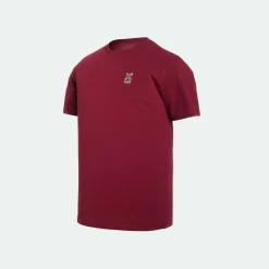 Camiseta MUNICH básica de algodón vino