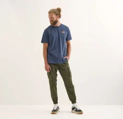 Camiseta MUNICH Compass lifestyle hombre de algodón orgánico navy