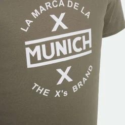 Camiseta MUNICH de algodón khaki