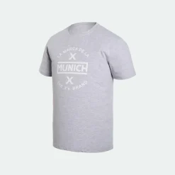 Camiseta MUNICH de algodón gris