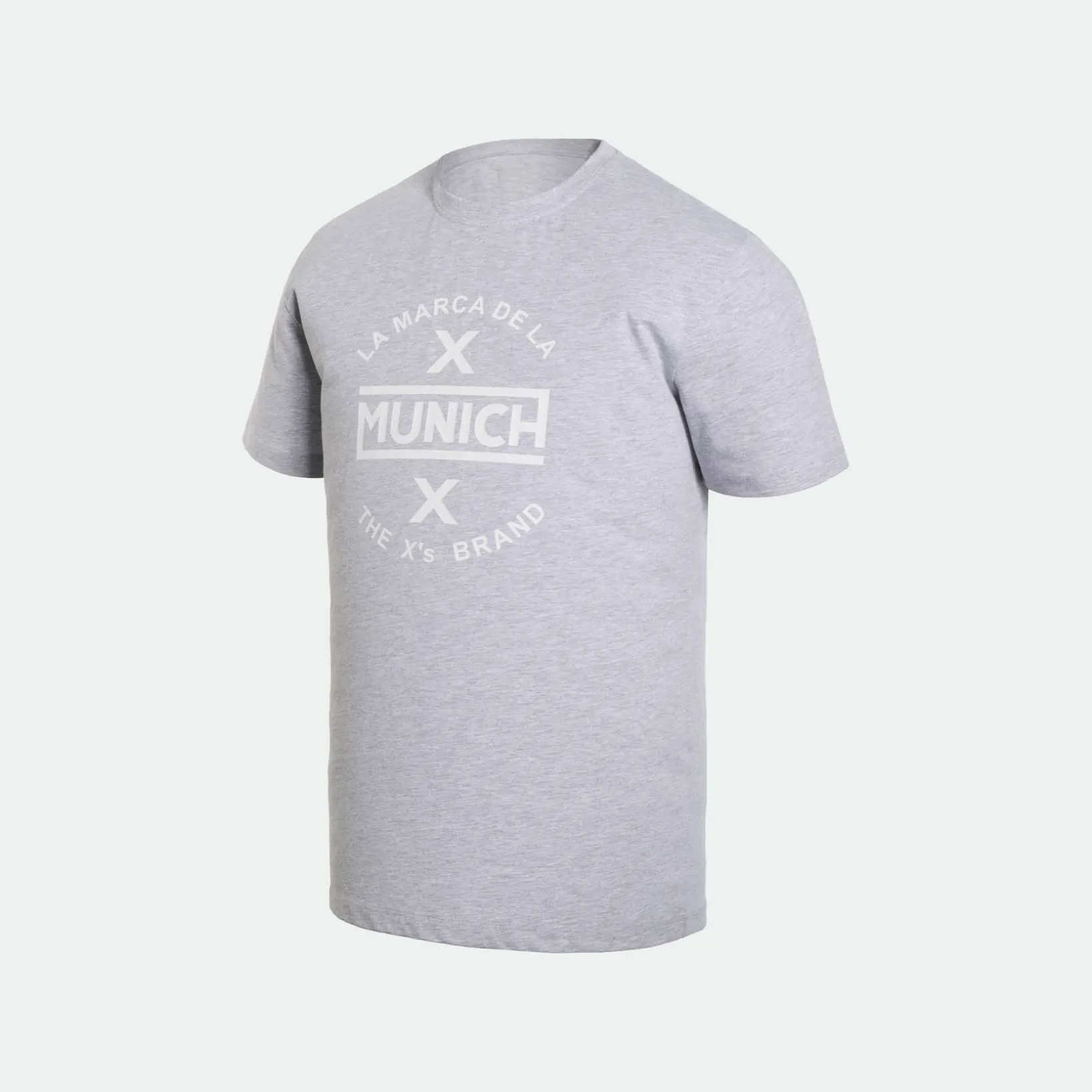 Camiseta MUNICH de algodón gris