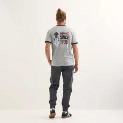 Camiseta MUNICH Goal lifestyle hombre de algodón-viscosa gris