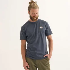 Camiseta MUNICH Reglamento lifestyle hombre de algodón orgánico antracita