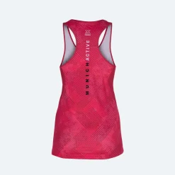 Camiseta sin mangas MUNICH Top Club de poliéster-elastano rosa