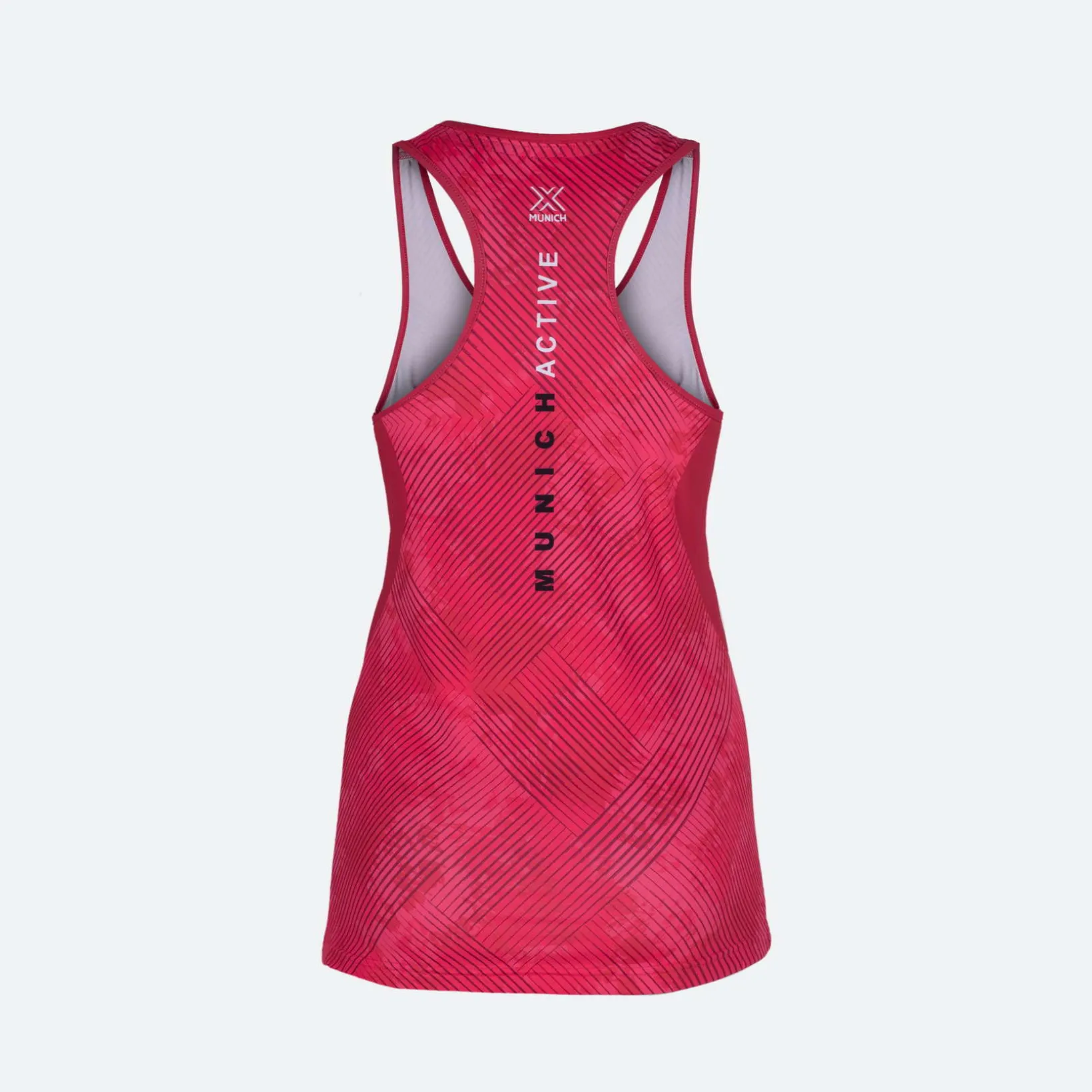 Camiseta sin mangas MUNICH Top Club de poliéster-elastano rosa