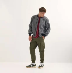 Chaqueta MUNICH Blast streetwear hombre de poliéster plateado