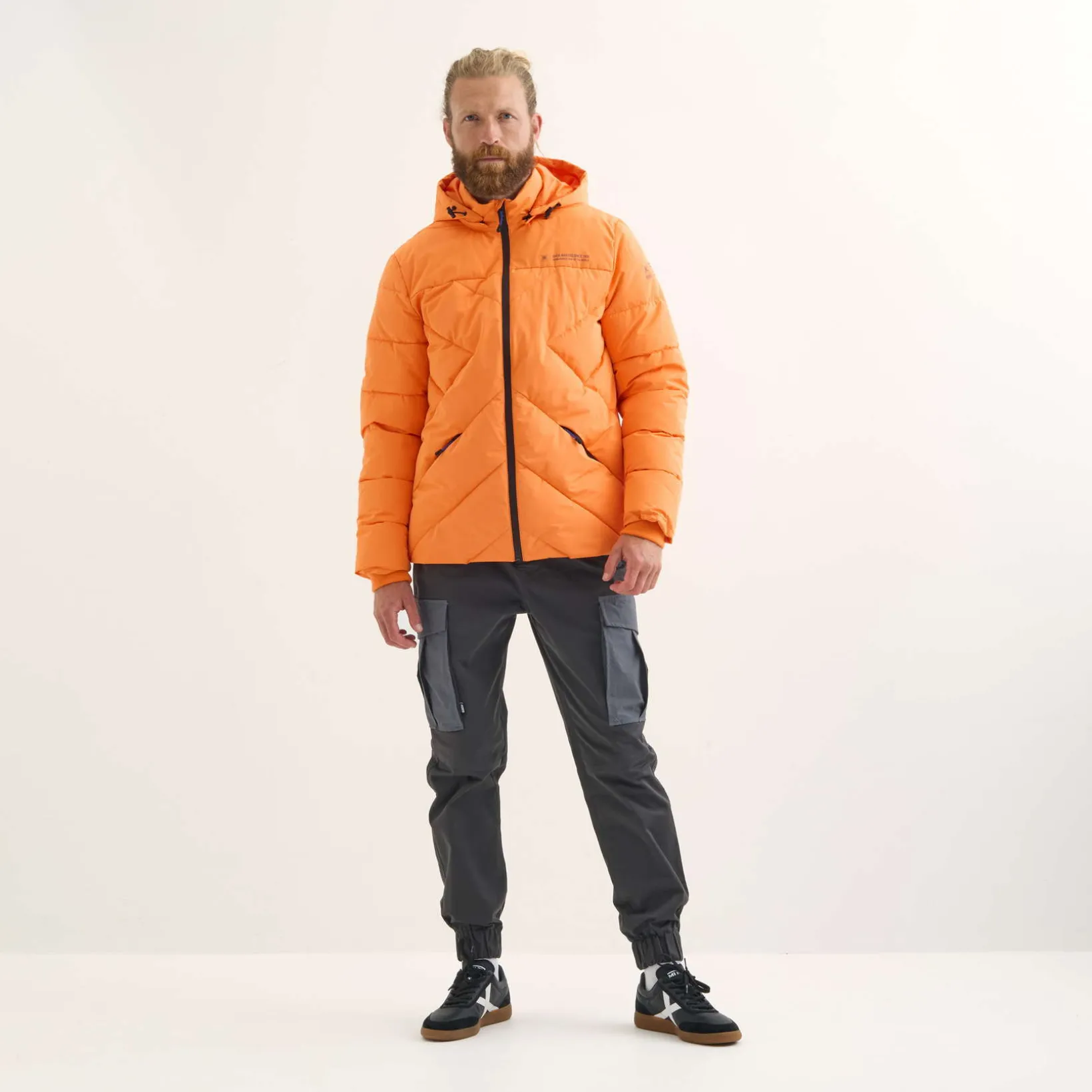 Chaqueta MUNICH Cloud lifestyle hombre de poliéster naranja