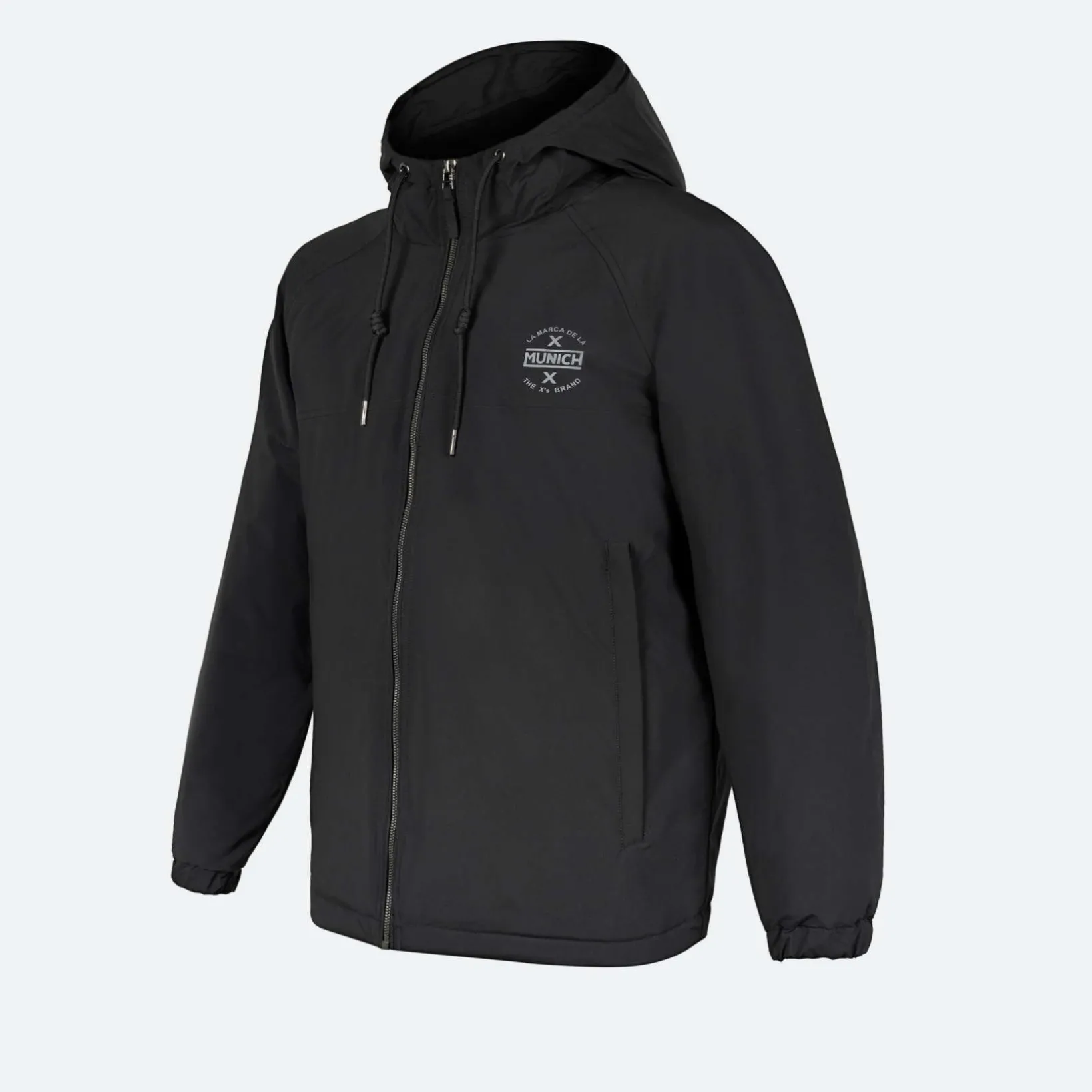 Chaqueta MUNICH lift casual de polyester negra