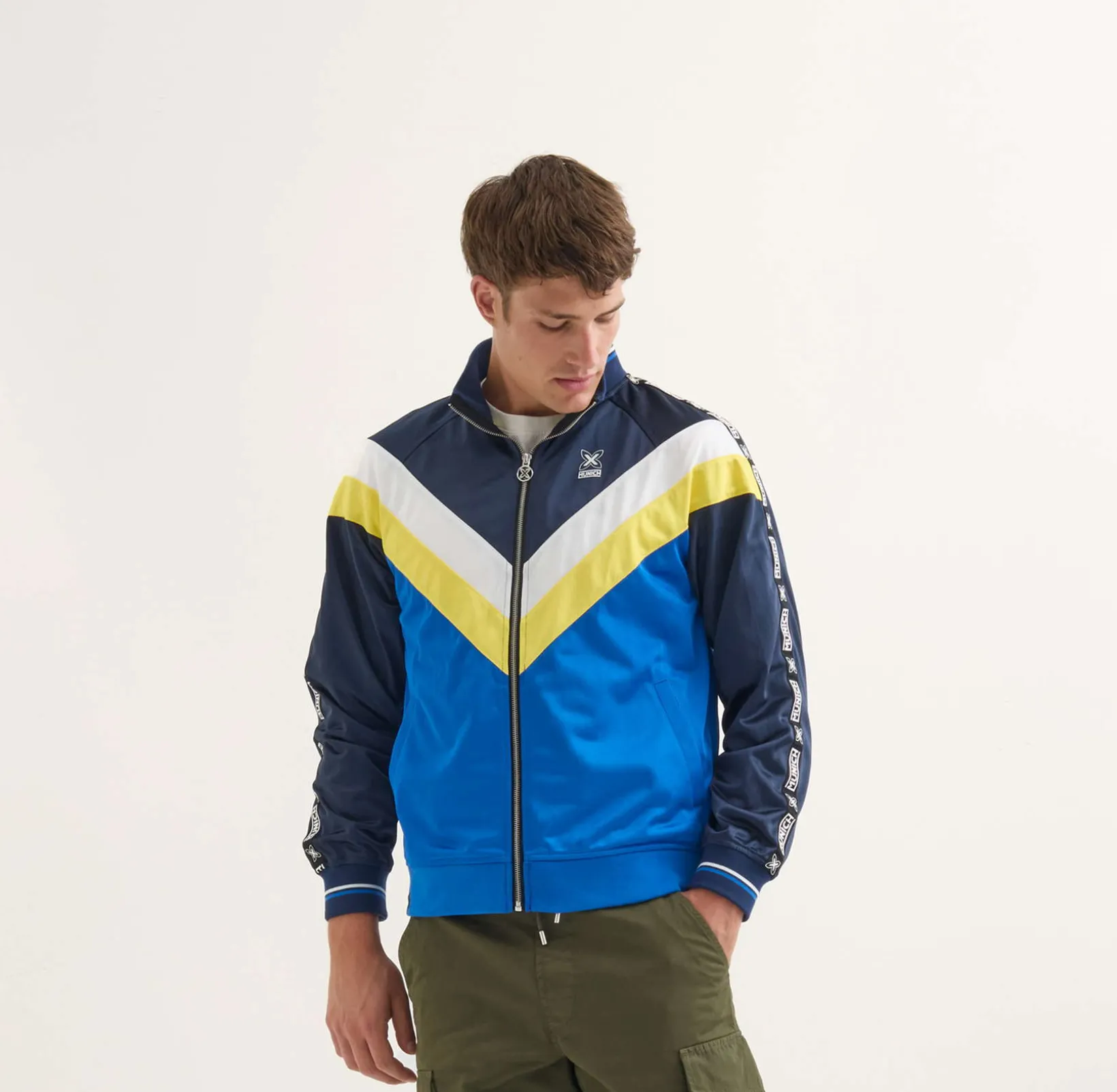 Chaqueta MUNICH Scudetto streetwear hombre de poliéster multicolor