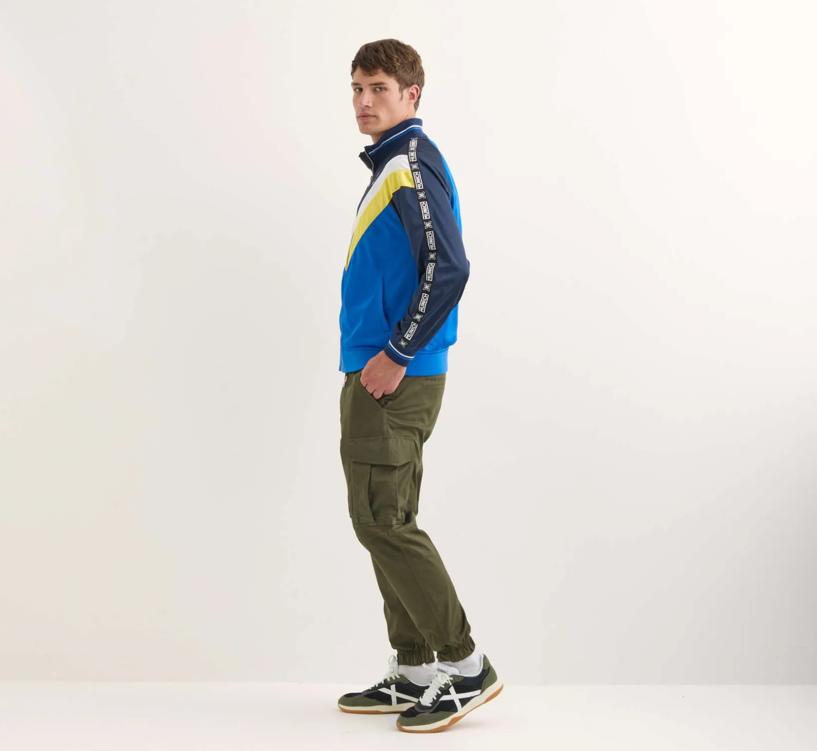 Chaqueta MUNICH Scudetto streetwear hombre de poliéster multicolor