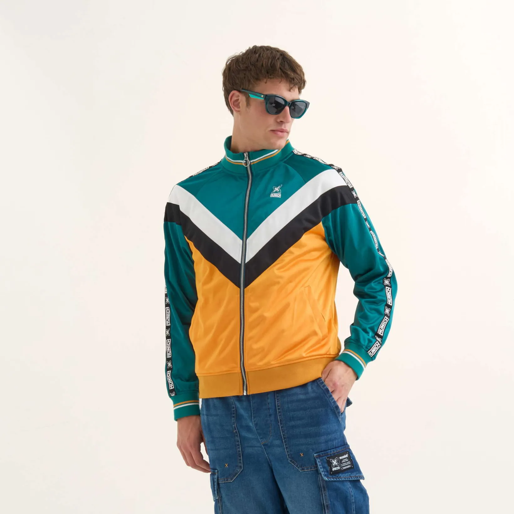 Chaqueta MUNICH Scudetto streetwear hombre de poliéster multicolor