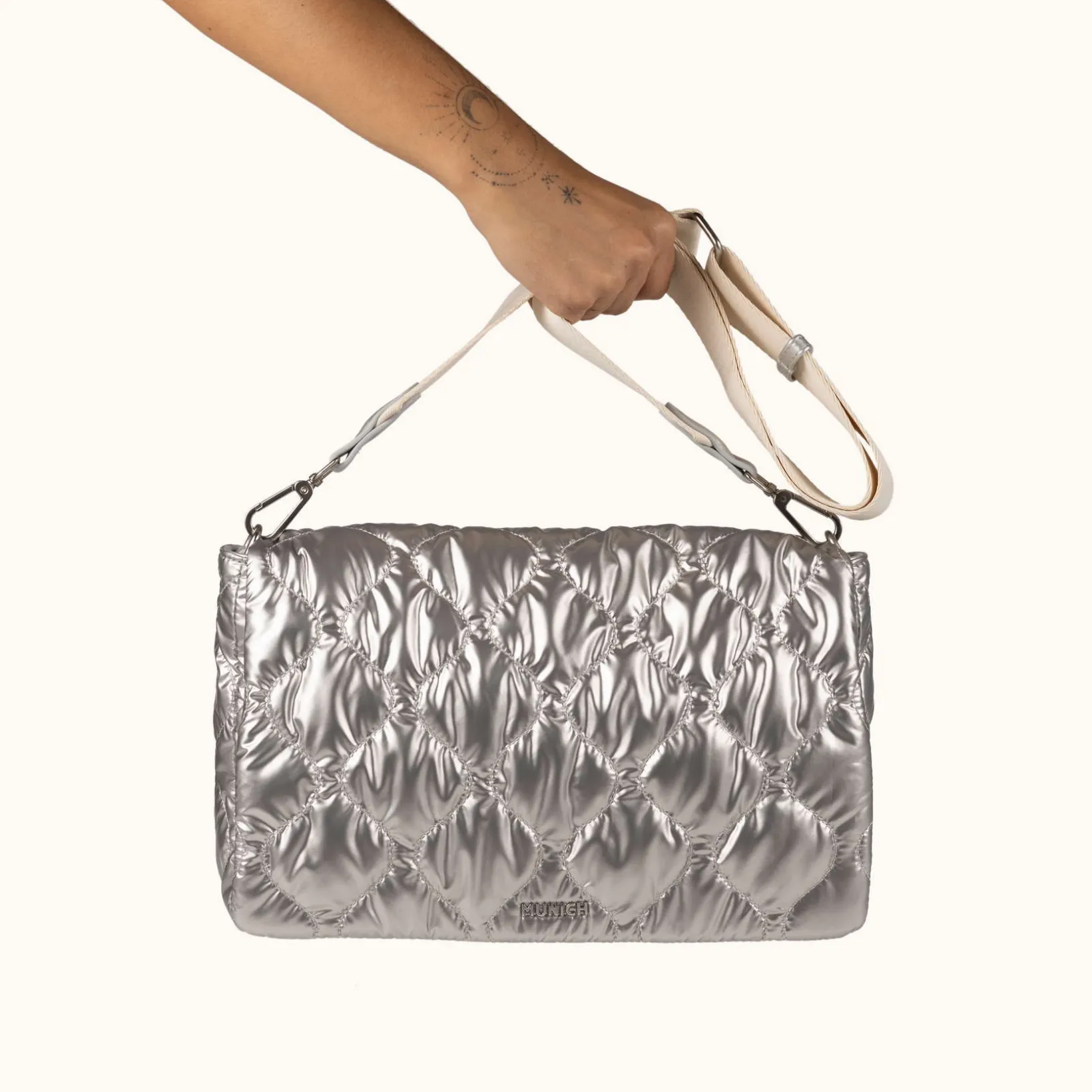 COVER FW25 CROSSBODY MESSENGER C/SILVER
