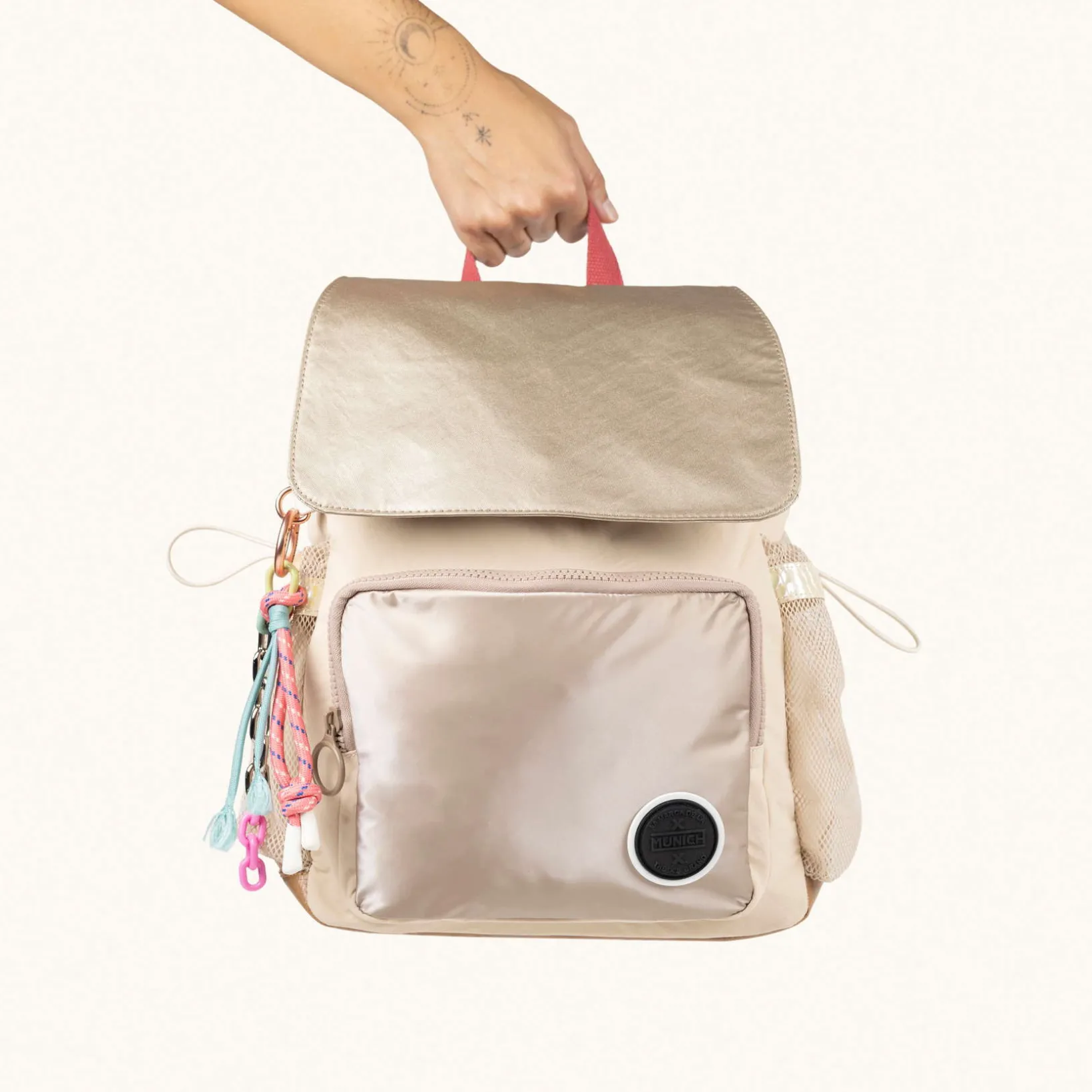 DEEP RECYCLED FW25 BACKPACK C/CREAM