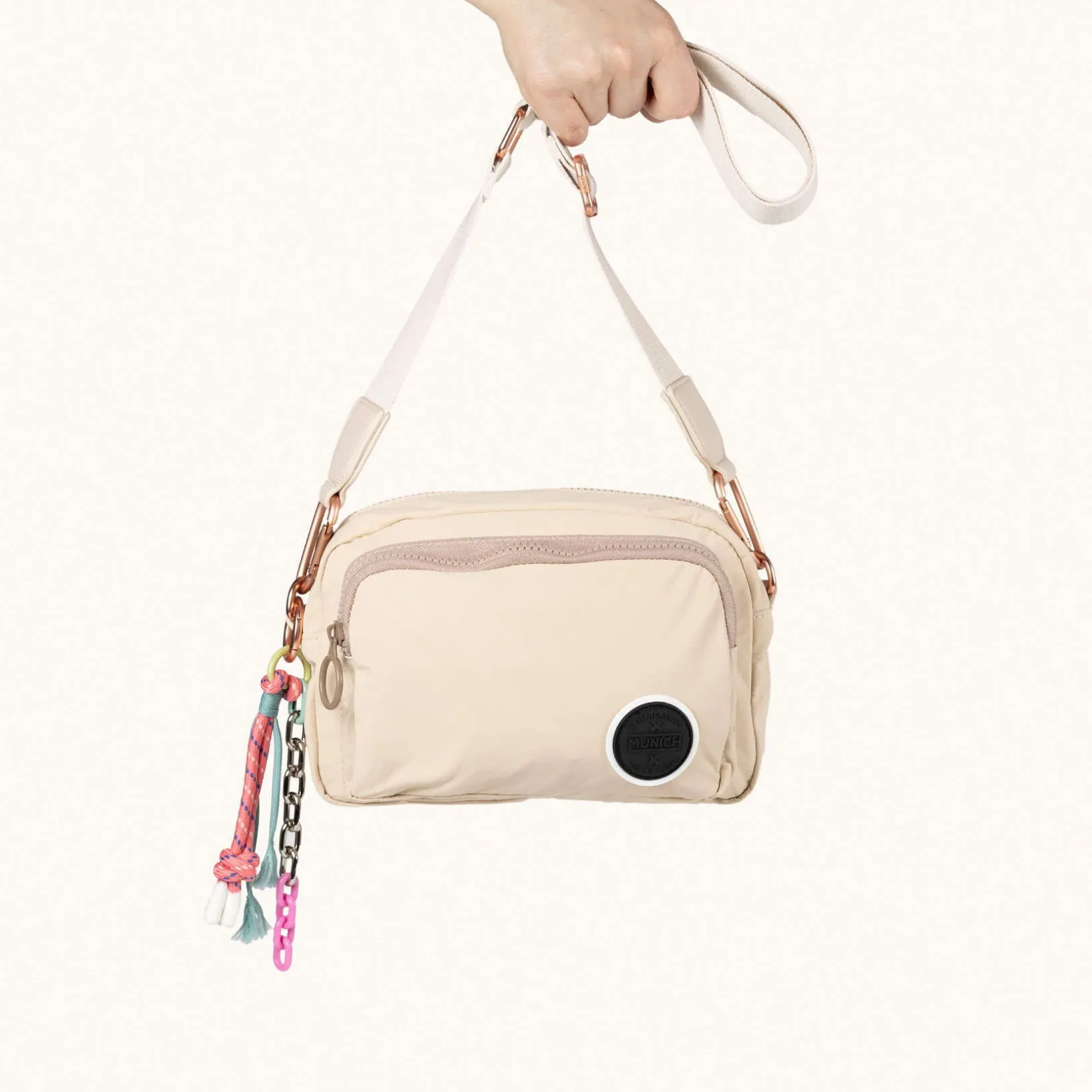 DEEP RECYCLED FW25 CROSSBODY CAMERA C/CREAM