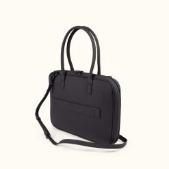 ESSENCE RECYCLED FW25 SHOPPER C/BLACK