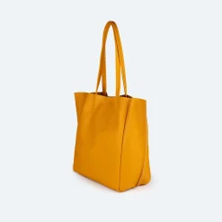 LOFT WOMAN SHOPPER MOUTARD