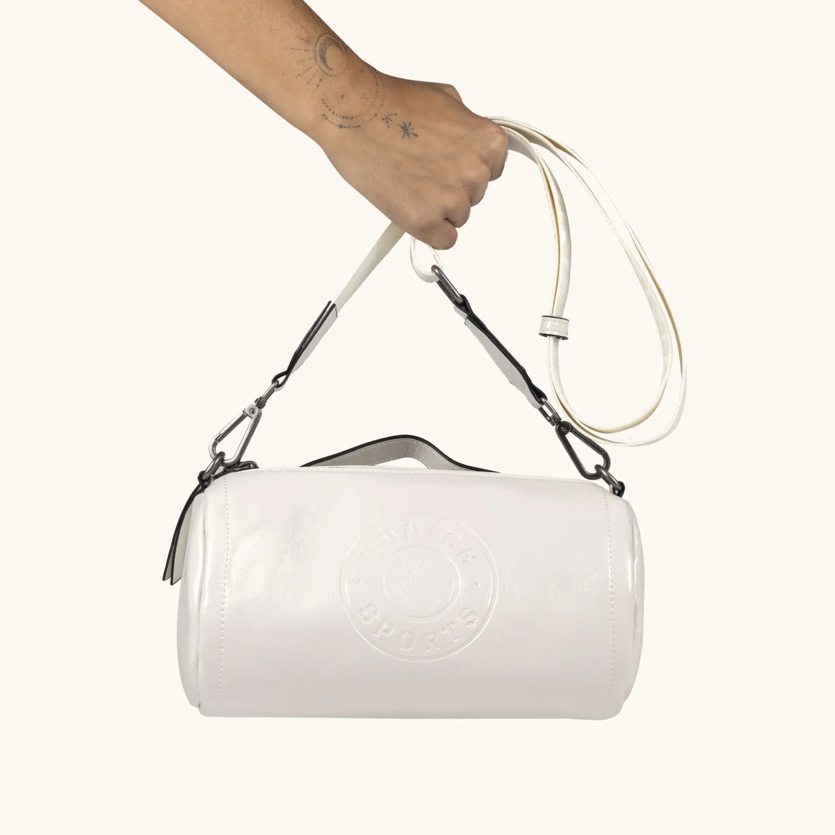 MH FW25 CROSSBODY BARREL C/WHITE