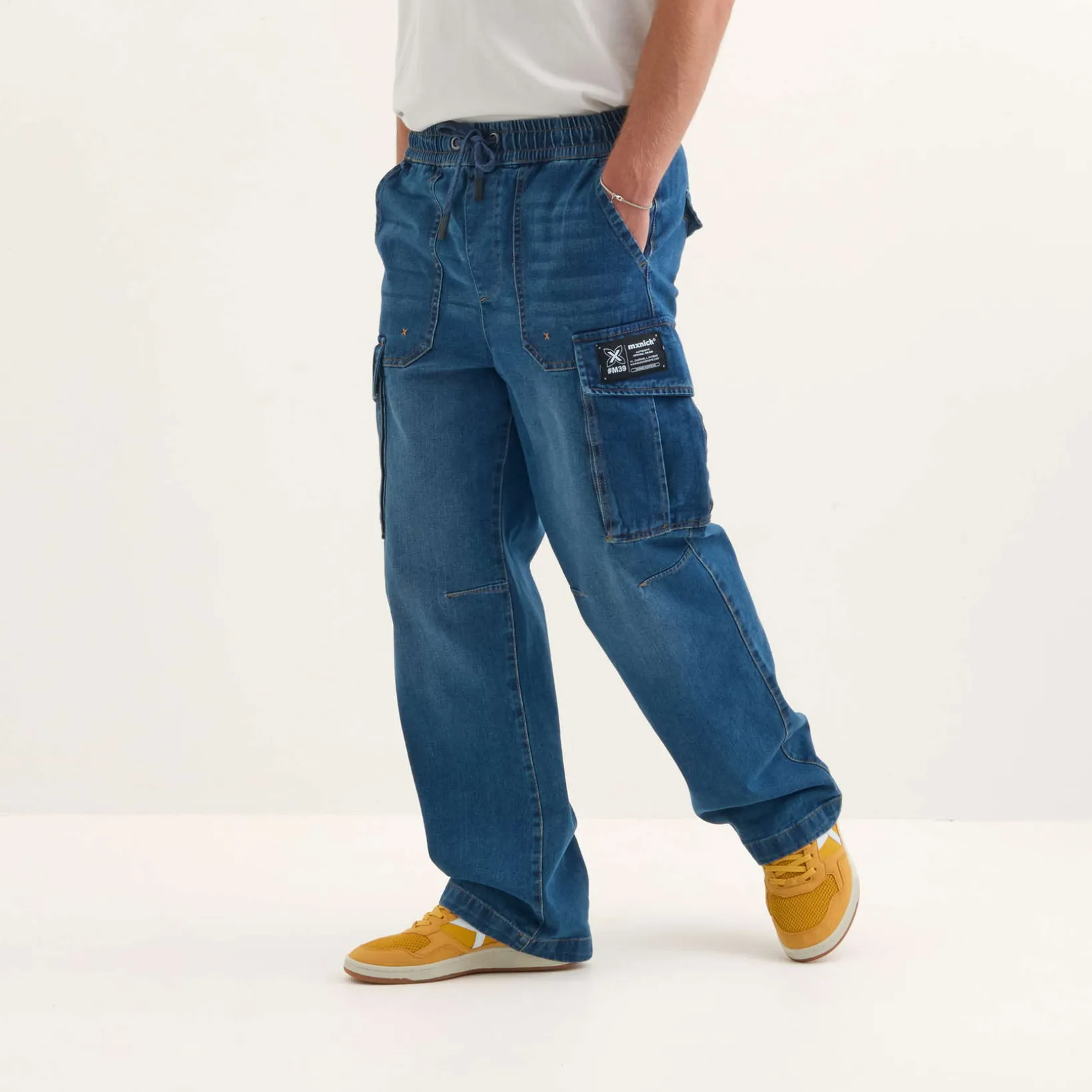 Pantalón cargo MUNICH lifesyle hombre de algodón denim