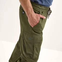 Pantalón MUNICH Cargo explore lifestyle de algodón-elastano khaki