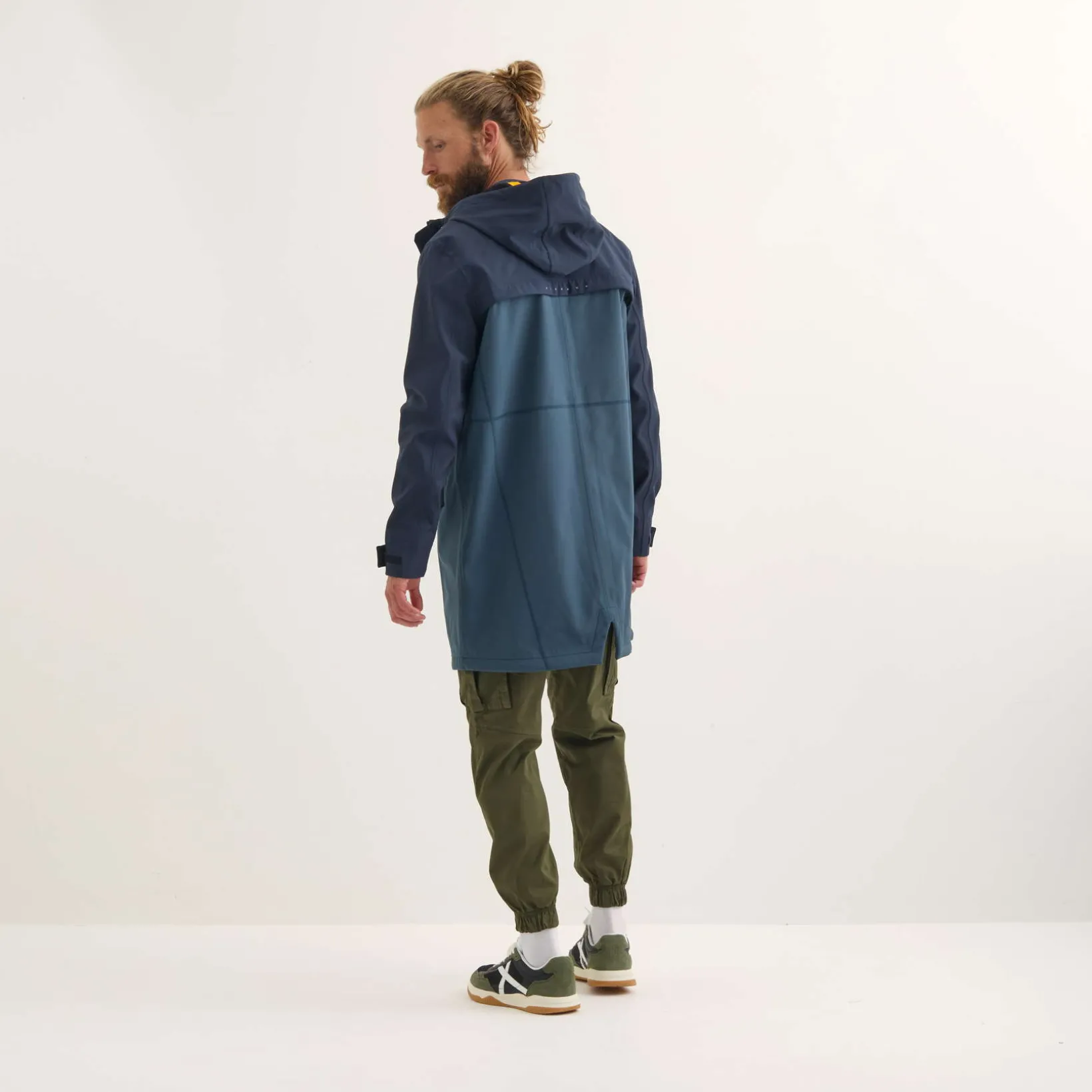 Parka MUNICH Rain lifestyle impermeable hombre de poliéster petroleo