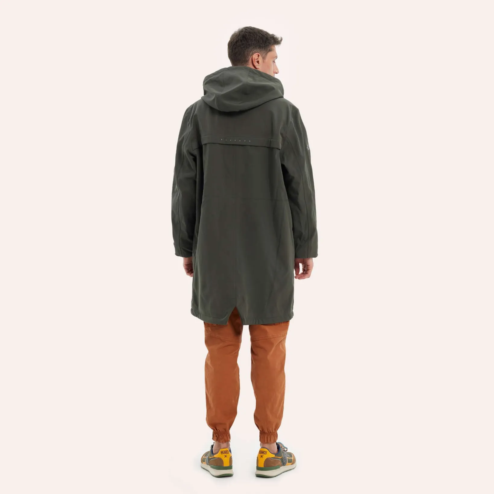 Parka MUNICH rain lifestyle de poliéster caqui