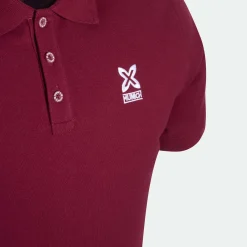 Polo MUNICH hombre de algodón burdeos