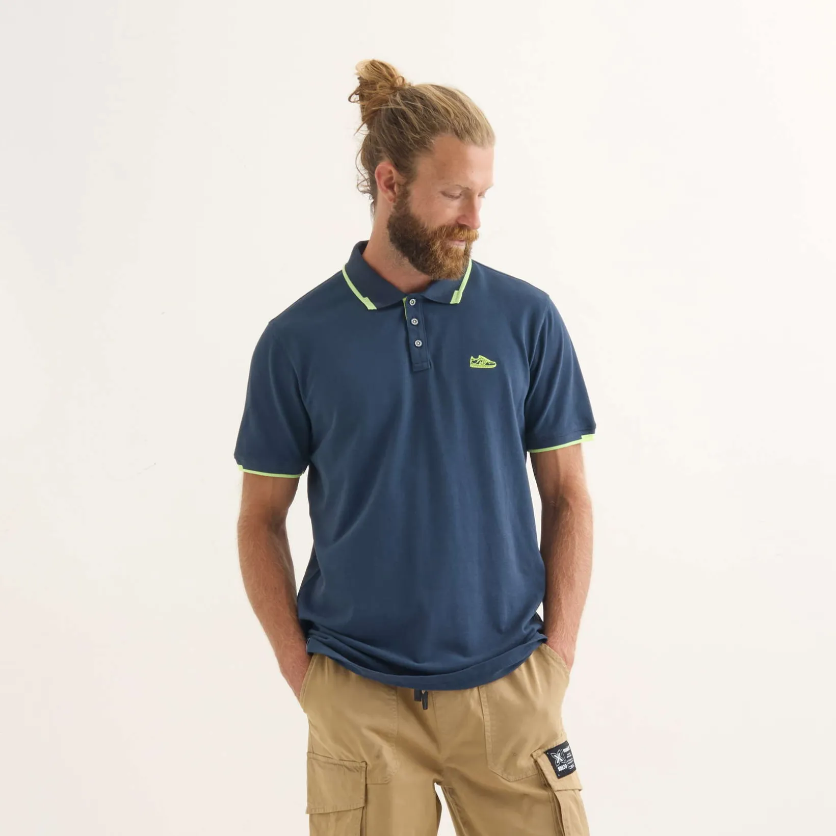 Polo MUNICH Slam lifestyle hombre de algodón navy