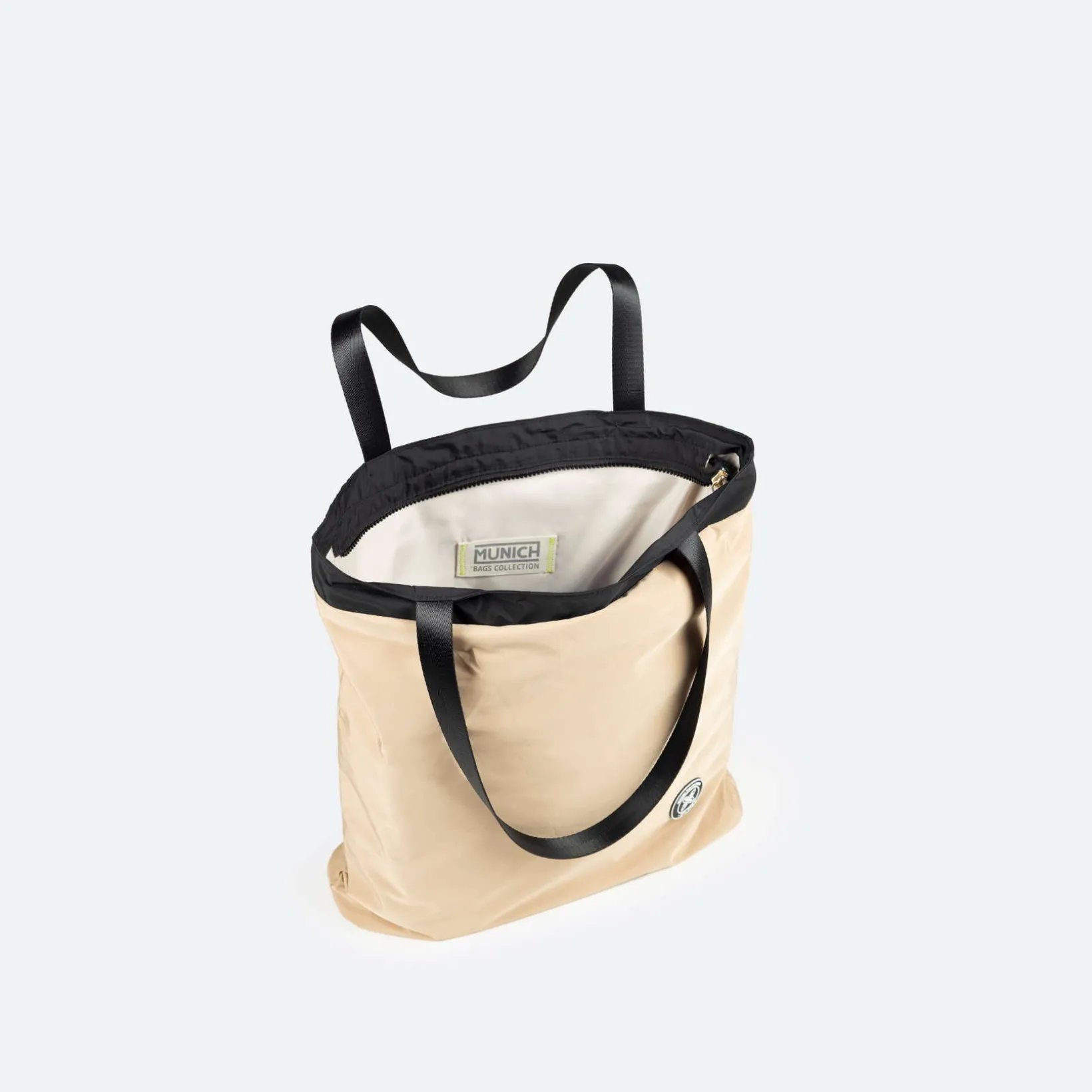SHALLOW TOTE BACKPACK C/BEIGE