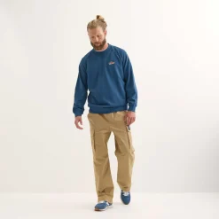 Sudadera MUNICH Eighties lifestyle hombre de algodón orgánico navy