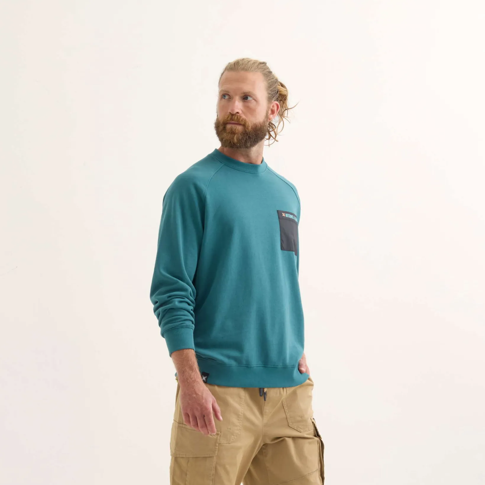 Sudadera MUNICH Sotil lifestyle hombre de algodón orgánico verde