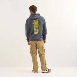 Sudadera MUNICH Space streetwear hombre de algodón antracita