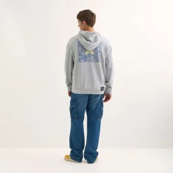 Sudadera MUNICH Space streetwear hombre de algodón gris