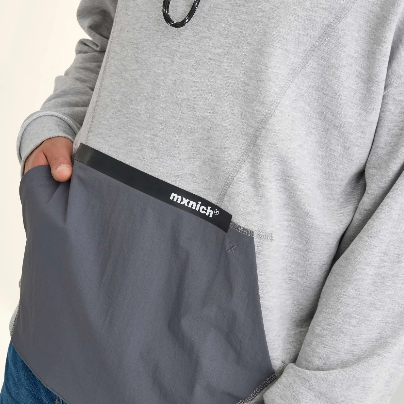 Sudadera MUNICH Space streetwear hombre de algodón gris