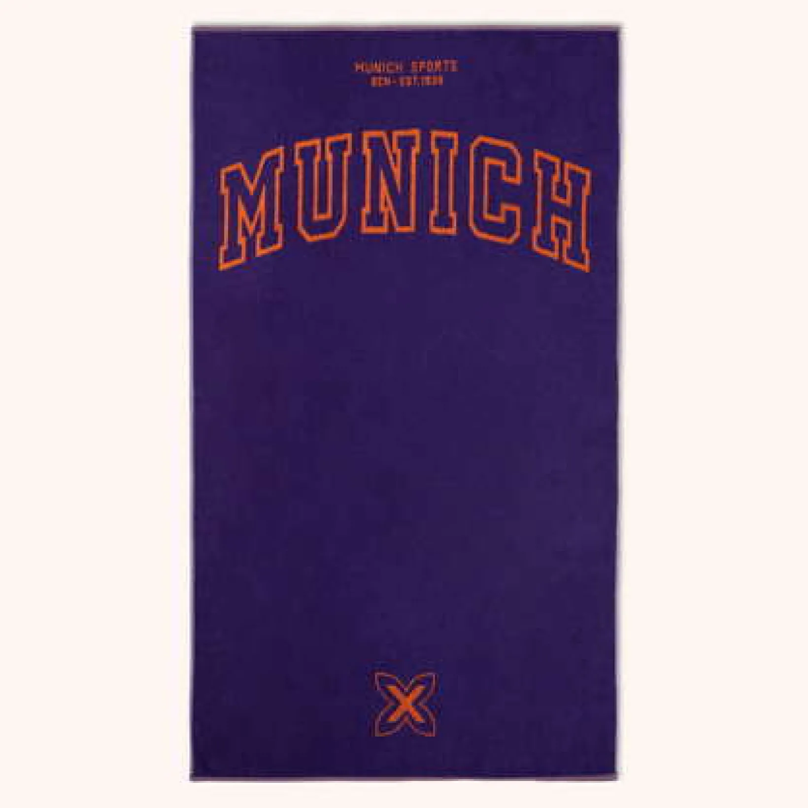 Toalla MUNICH court de algodón lila