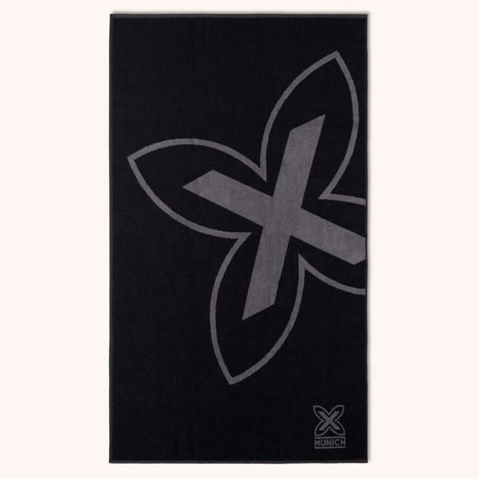 Toalla MUNICH de algodón negra